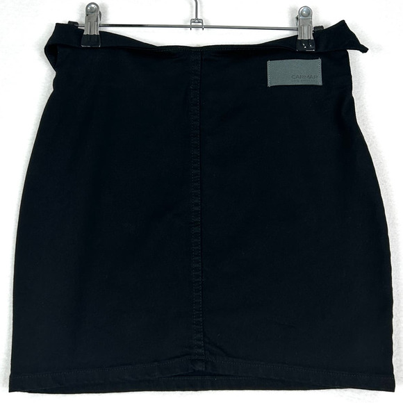Carmar Los Angeles Black Denim Skirt Size 26 - Picture 2 of 5